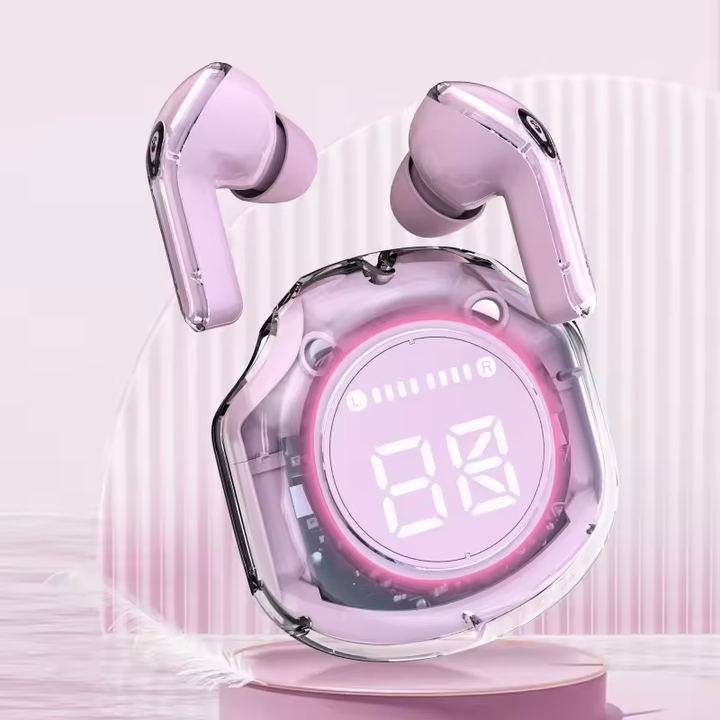 Air39 TWS – Écouteurs Sans Fil Transparente Cristal | Ultrapods Pro