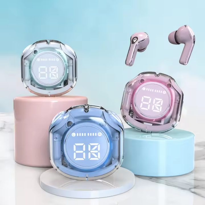 Air39 TWS – Écouteurs Sans Fil Transparente Cristal | Ultrapods Pro